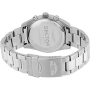 Sector 240 R3273676004 - bracciale metallo - cassa acciaio - quadrante blu con cronografo e datario